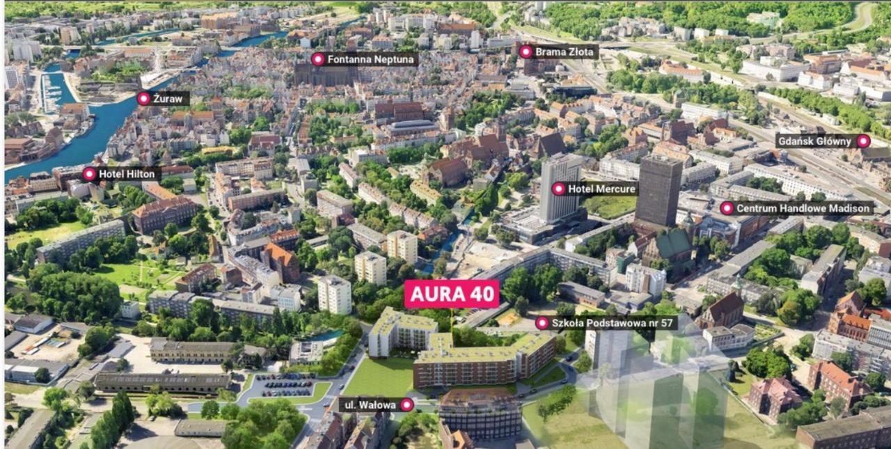 Rent40 Apartamenty Aura Gdansk Old Town Экстерьер фото
